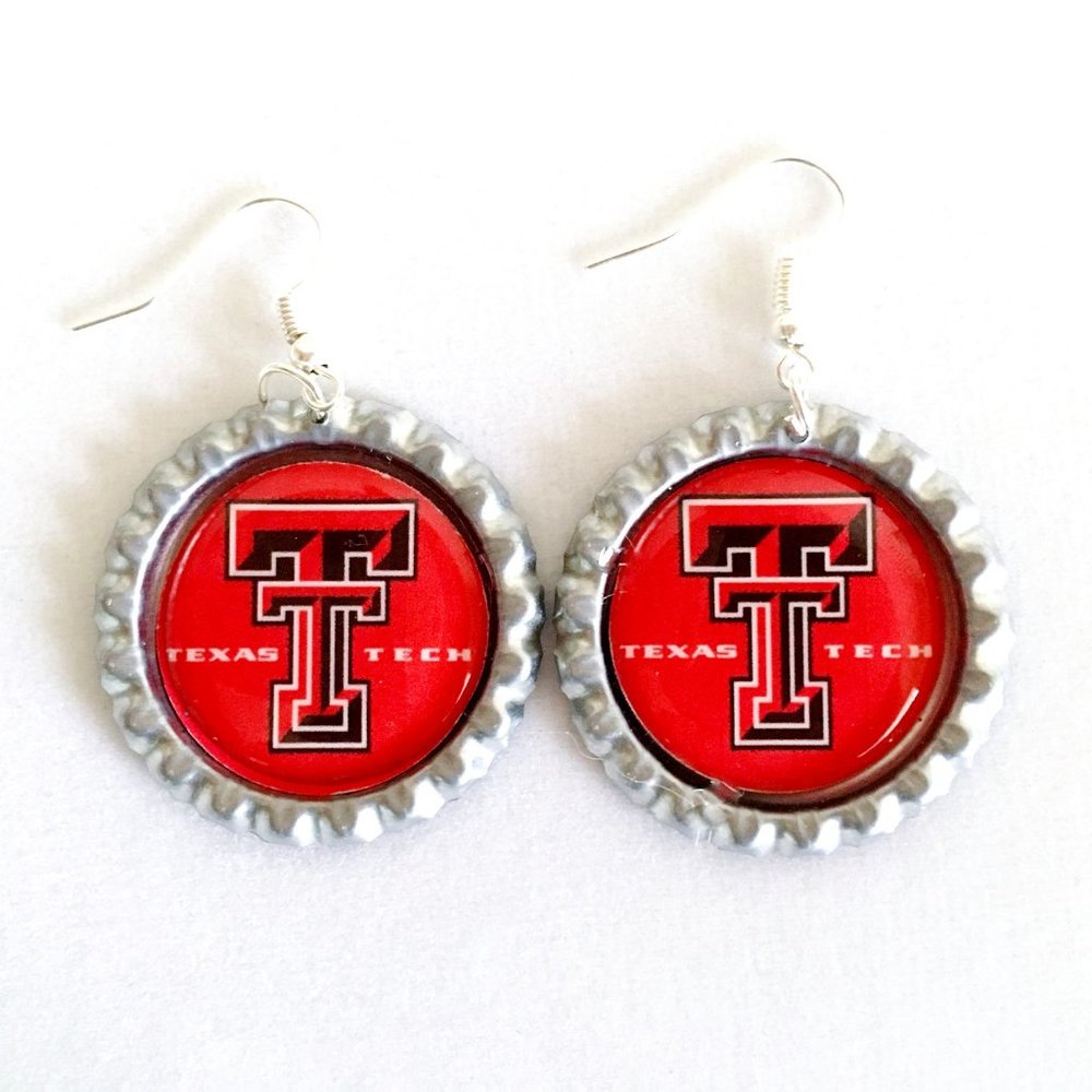 TTU Texas Tech University RED RAIDERS Earrings *NEW*